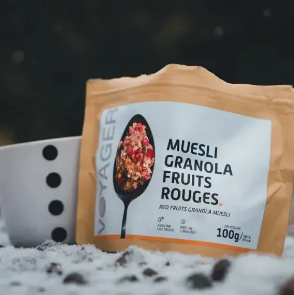 Muesli granola aux fruits rouges