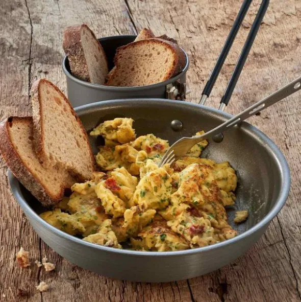 Oeufs brouillés aux oignons - 15 ans