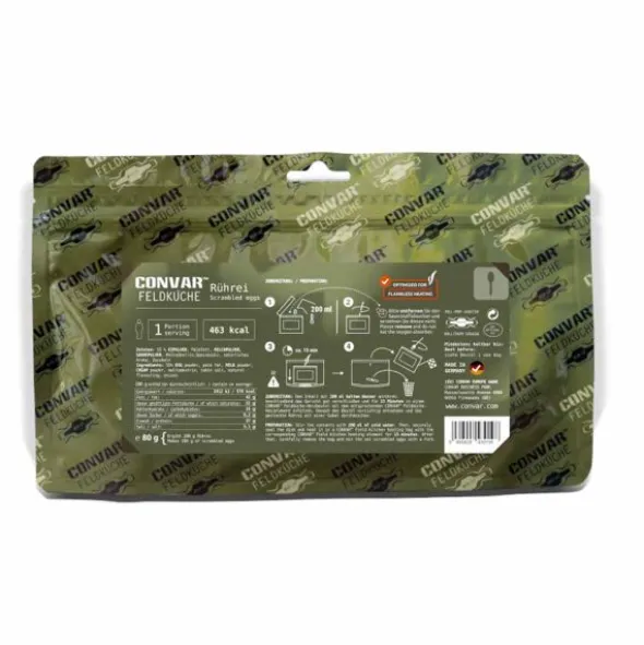 Oeufs brouillés aux oignons - 80 g - 10 ans
