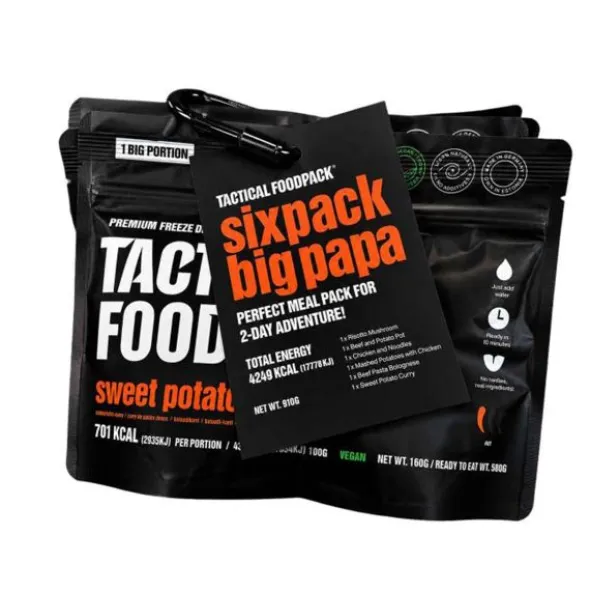 Pack de 6 repas lyophilisés Tactical Foodpack - Big Papa