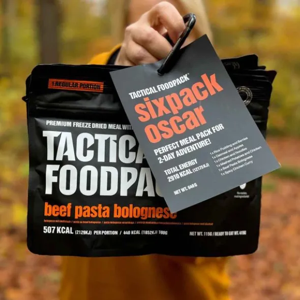 Pack de 6 repas lyophilisés Tactical Foodpack - Oscar