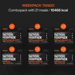 Pack 7 jours en seau Tango - Repas lyophilisés