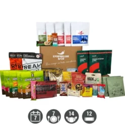 Pack Randonnée - Petit prix - 7 jours - Lyophilisés et Snacks