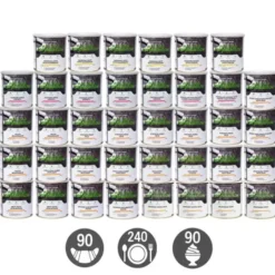 Pack Survie 3 mois - 90 Petits-déjeuners, 180 Repas, 90 Desserts - Stockage 25 ans
