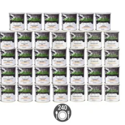 Pack Survie 4 mois - 240 repas - Stockage 25 ans