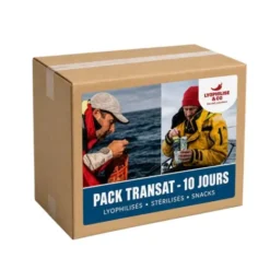 Pack Transat - 10 jours - Lyophilisés et stérilisés avec snacks
