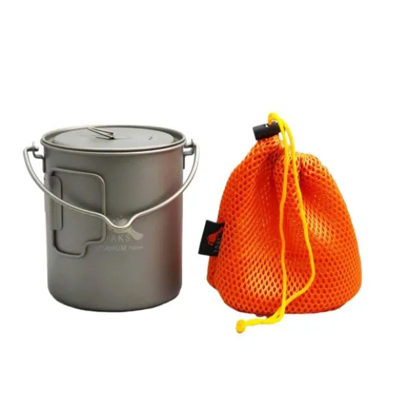 Popote en titane avec anse Toaks - 0,75 L