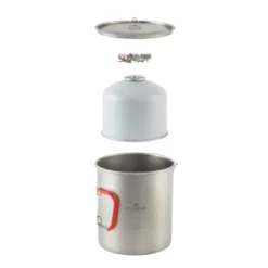 Popote en titane Robens Forge Duo Pot UL - 1,3 L