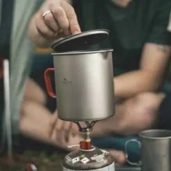 Popote en titane Robens Forge Duo Pot UL - 1,3 L