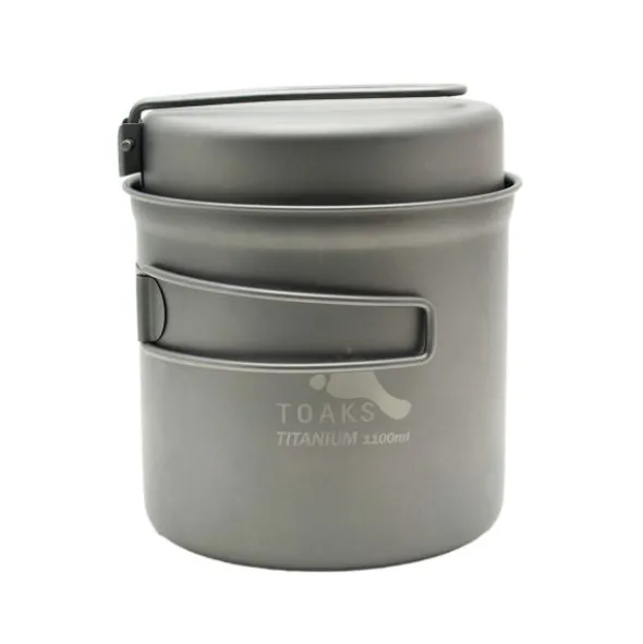Popote et poêle en titane Toaks - 1,1 L