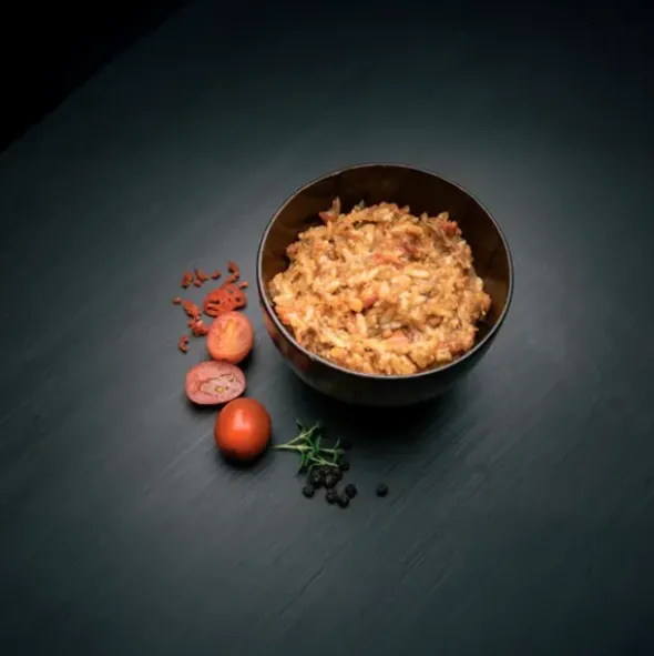 Porc effiloché et riz