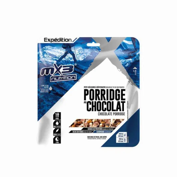Porridge au chocolat