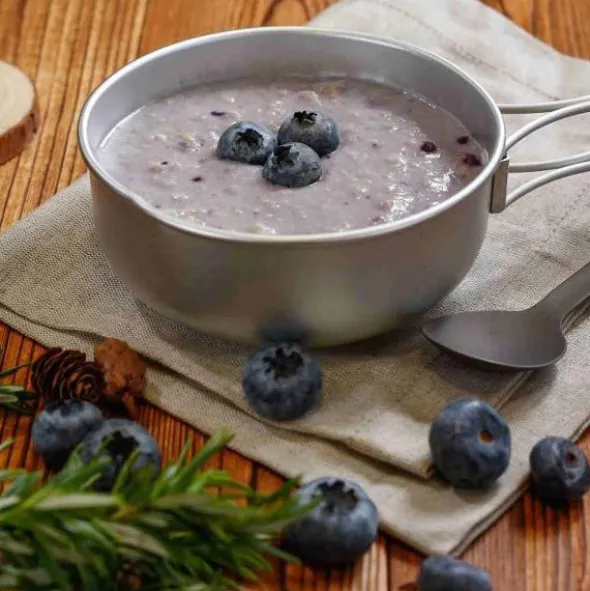 Porridge aux myrtilles