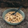 Porridge aux raisins secs et amandes