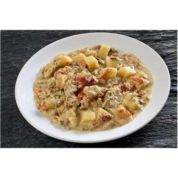 Poulet curry et pommes de terre