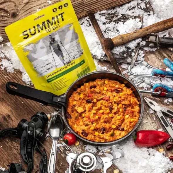 Poulet fajita et riz