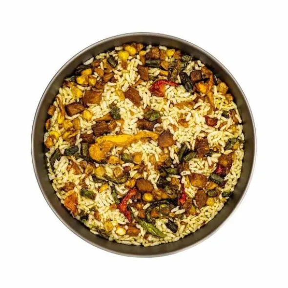 Poulet riz sauté de l'aventurier - Autochauffant