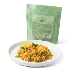 Poulet sauce curry et riz