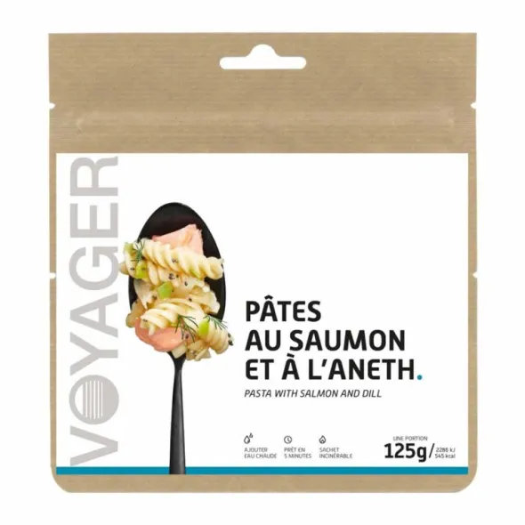Pâtes au saumon et à l'aneth