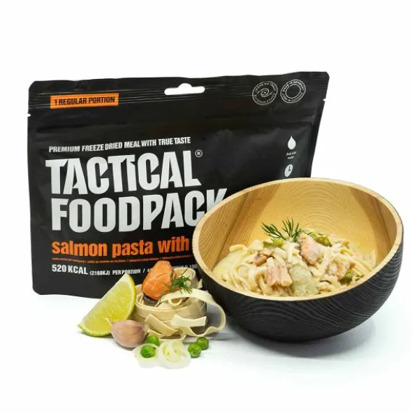 Pâtes au saumon et vin blanc