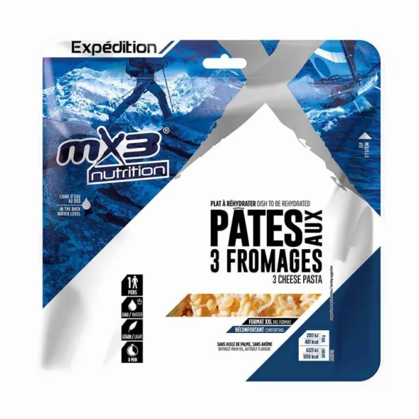 Pâtes aux 3 fromages - Hypercalorique