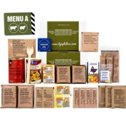 Ration militaire - Menu A Halal - 3000 Kcal