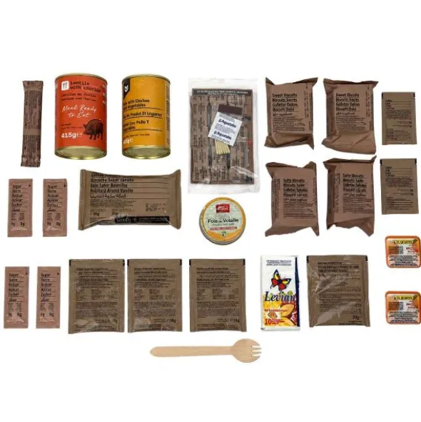 Ration militaire - Menu D Occidental - 3000 Kcal