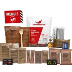 Ration MRE autochauffante 24H- Menu 3 - Végétarien