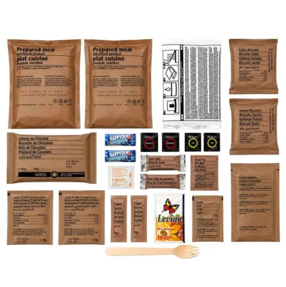 Ration MRE autochauffante 24H- Menu 3 - Végétarien