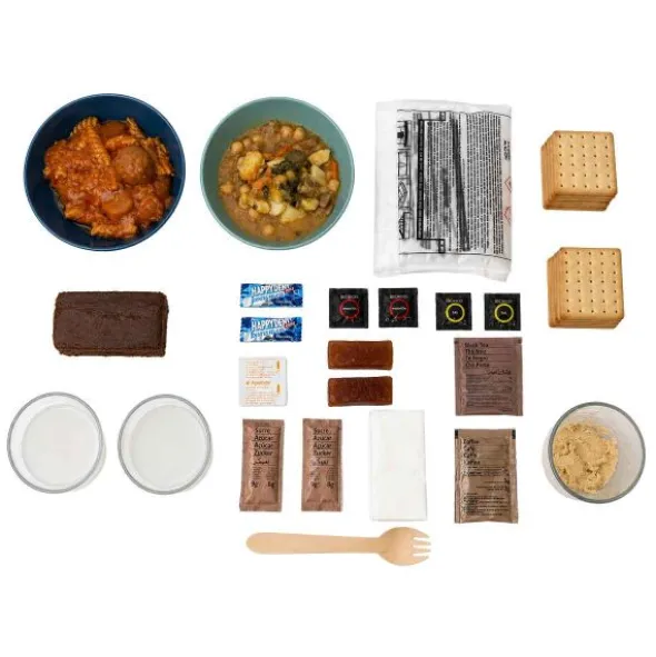 Ration MRE autochauffante 24H- Menu 3 - Végétarien