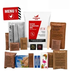 Ration MRE autochauffante 12H- Menu 1 - Poulet