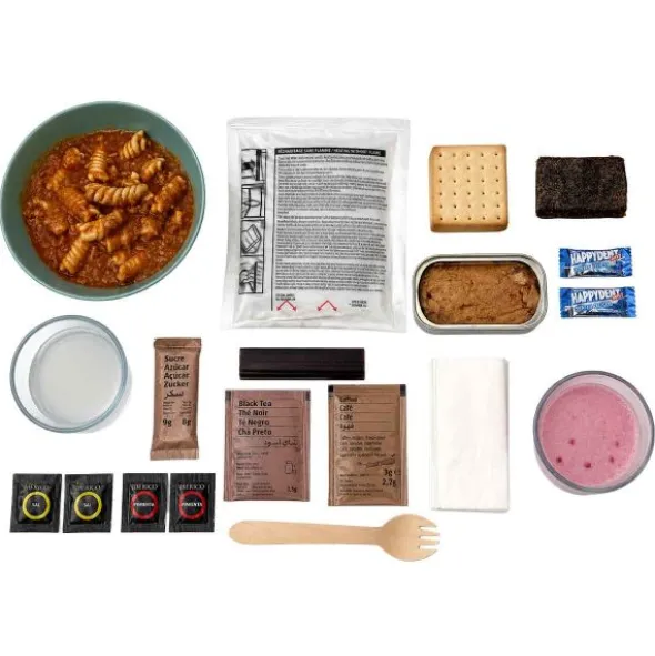 Ration MRE autochauffante 12H - Menu 2 - Porc
