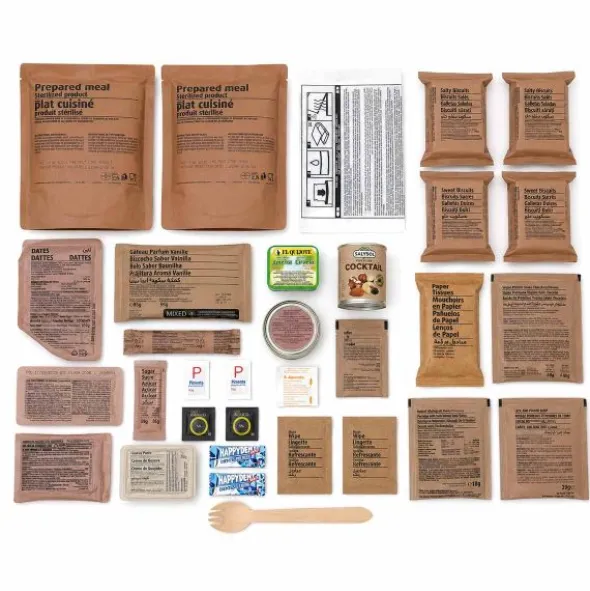 Ration OTAN MRE autochauffante 24H - Menu 3 - 3600 Kcal