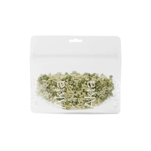 Risotto au parmesan et petit pois bio