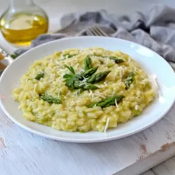 Risotto aux asperges et brocolis