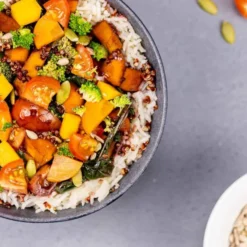 Riz et légumes façon barbecue