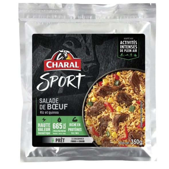 Salade de boeuf, riz et quinoa