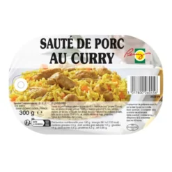 Sauté de porc au curry