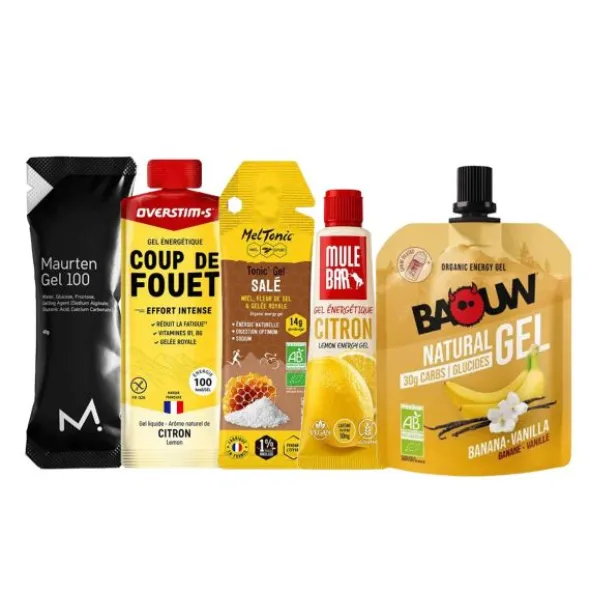Sélection - 5 meilleures ventes - Gels énergétiques