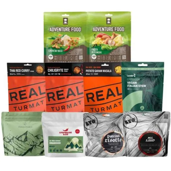 Sélection - 10 meilleures ventes - Repas lyophilisés végétariens