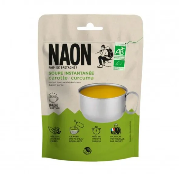 Soupe bio carotte, curcuma