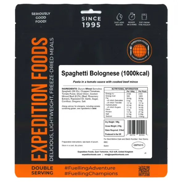 Spaghetti bolognaise - Double portion
