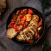 Suprême de poulet à la ratatouille