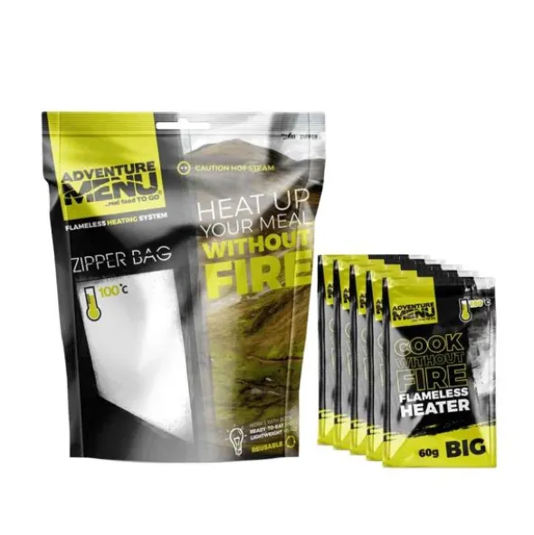 Système Autochauffant - Sachet Zip + Réchauffeurs