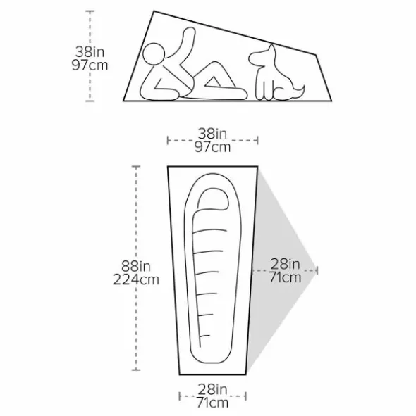 Tente de randonnée Big Agnes Copper Spur UL1 - 1 personne