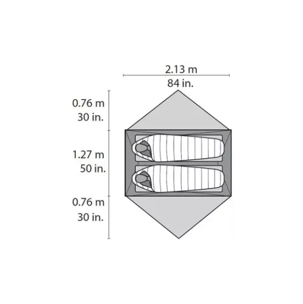Tente de randonnée MSR Hubba NX - 1 personne