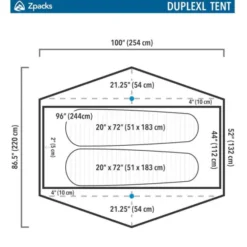 Tente de randonnée Zpacks Duplex Classic - 2 personnes
