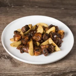 Tex-Mex et potatoes - Poulet, merguez sauce barbecue