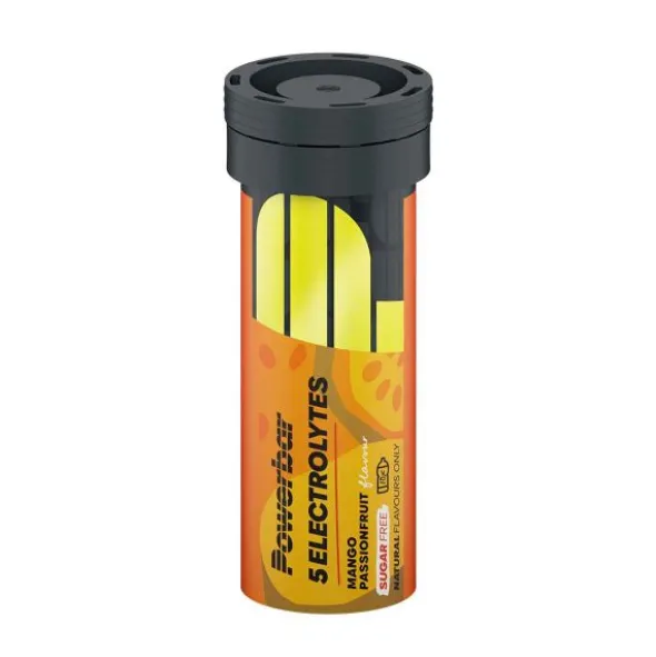 Tube de pastilles électrolytes Powerbar - Mangue, fruit de la passion