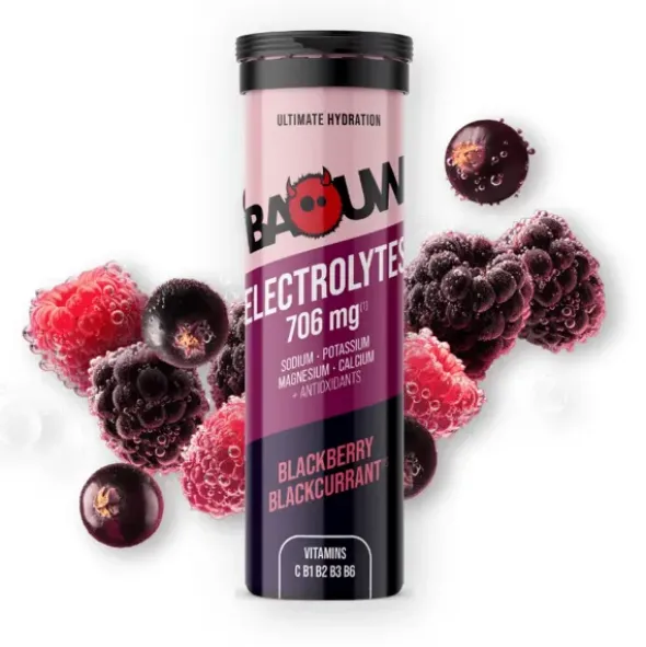 Tube de pastilles électrolytes Baouw - Mûre, cassis